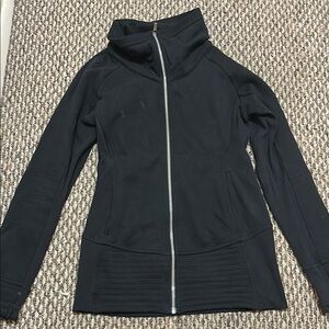 Women's Black Zip-Up Jacket